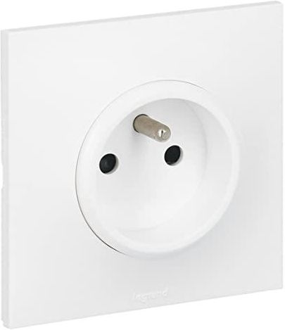 Legrand 080522 - Presa Neptune 2P senza terra - protezione bambini