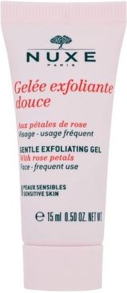 Nuxe Tester Rose Petals Cleanser Gentle Exfoliating Gel Peeling 15 Ml