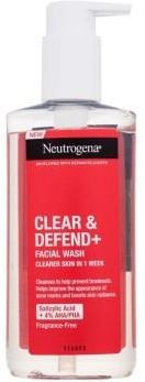 Neutrogena Clear & Defend + Facial Wash Żel Oczyszczający 200Ml