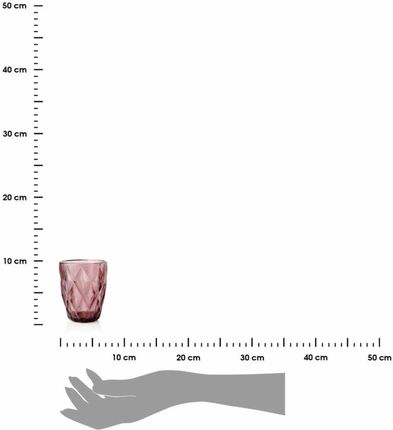 Komplet 6 Szklanek 250Ml Elise Pink (Htid3879) - zdjęcie 3