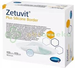 Paul Hartmann Zetuvit Plus Silicone Border, Opatrunek Z Superabsorbentem, 17,5 X Cm, 1szt.