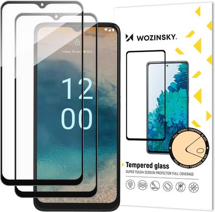 Wozinsky Full Glue Tempered Glass 2X Szkło Hartowane Do Nokia G22 9H Na Cały Ekran Z Czarną Ramką