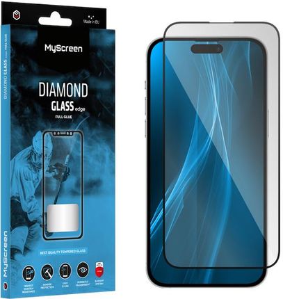 Lamel Technology Apple Iphone 14 Pro 6.1& Szkło Hartowane Z Klejem Na Całej Powierzchni Myscreen Diamond Glass Edge Full Glue