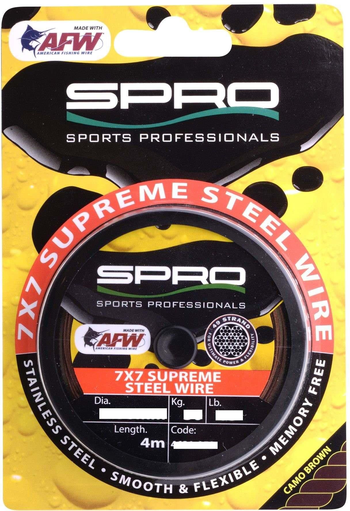 Spro Fluorocarbon Leader 'Matt Black' 25cm 0,45mm (15kg)