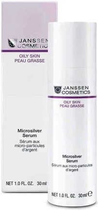Janssen Cosmetics Microsilver Serum Z Mikro Srebrem I Kwasem Glikolowym 30 ml