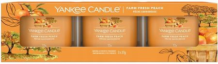 Yankee Candle Farm Fresh Peach Świece Mini 3 szt