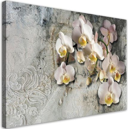Feeby Obraz Na Płótnie Słoneczne Orchidee Kwiaty 120X80 703542