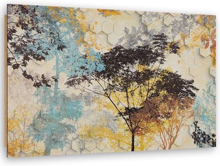 Feeby Obraz Deco Panel Jesienne Drzewa 120X80 703559