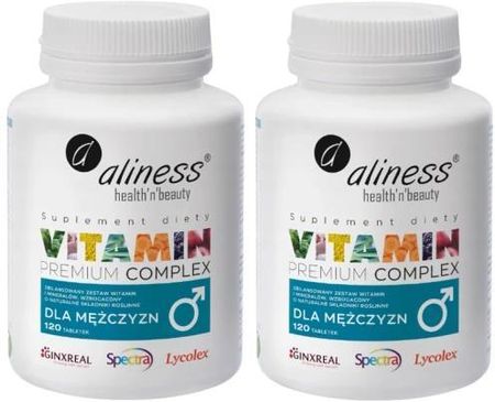 Aliness Premium Vitamin Complex Dla Mężczyzn 2X120 Tabl