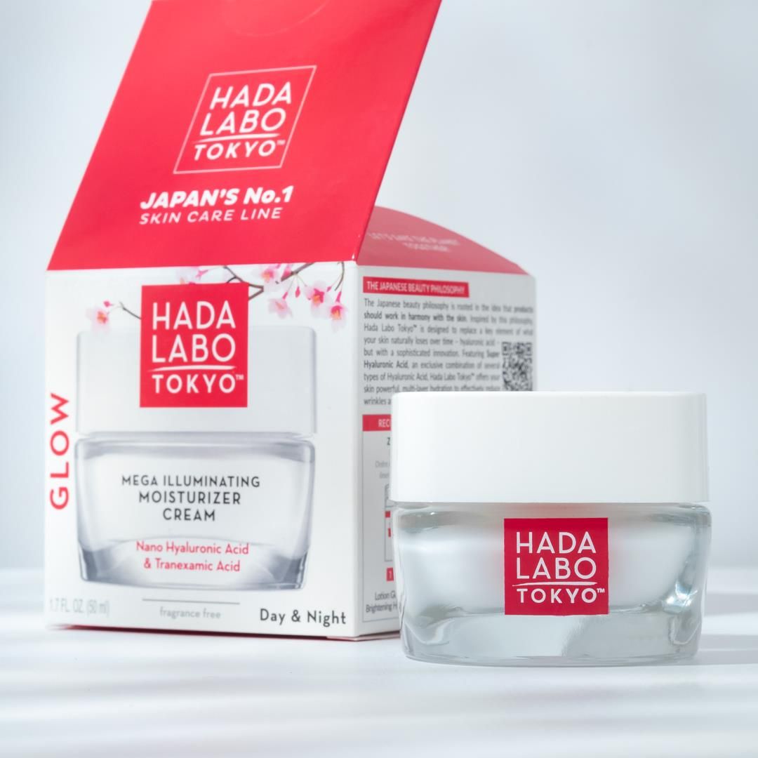 Hada Labo Tokyo Glow Skin Rozświetlający Nawilżający Krem Do Twarzy Na ...