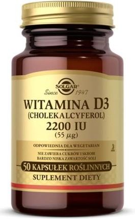 Solgar Witamina D3 2200 Iu (55 Mcg)