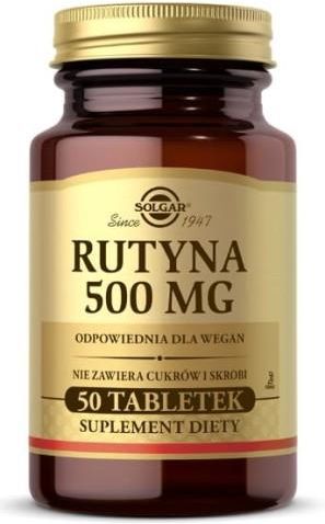Rutyna 500 mg, Solgar - Opinie i ceny na Ceneo.pl