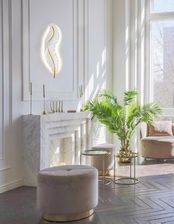 Lampa ścienna IKAR 60  biała / złota / glamour