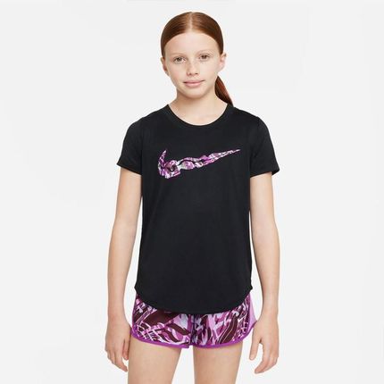 Koszulka Nike Dri-Fit girls DZ3583 010 : Rozmiar - M (137-147)