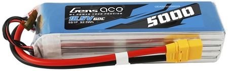 Gens Ace Akumulator Lipo Bashing 5000Mah 18.5V 60C 5S1P - Xt90