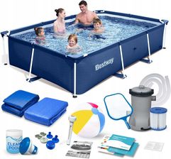 Zdjęcie Basen Bestway Zestaw 15w1 56403N 259x170x61cm - Maków Podhalański