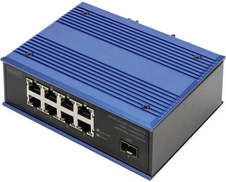 Digitus Switch Dn-651137, 8+1 Port, 10 / 100 1000 Mbit/S, Funkcja Poe (DN651137)