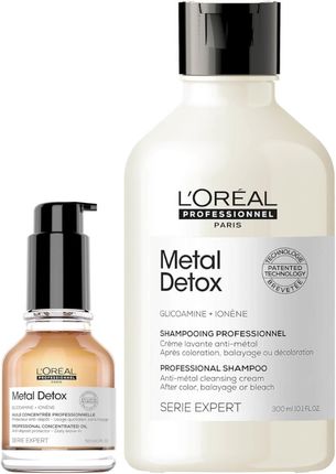 L'Oréal Professionnel Metal Detox Oil And Shampoo Zestaw
