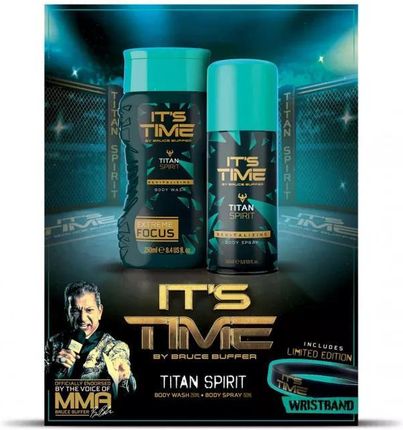 It'S Time Dezodorant Do Ciała W Sprayu 150 Ml + Żel Pod Prysznic 250 Titan Spirit Zestaw