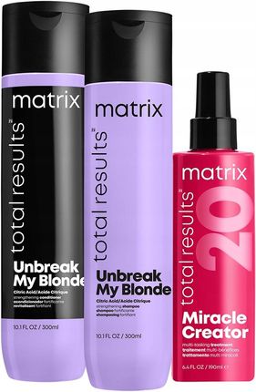 Matrix Szampon Do Włosów Blond Odżywka Spray
