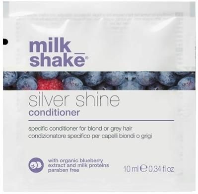 Milk Shake Silver Shine | Ochładzająca Odżywka Do Włosów Blond 10Ml