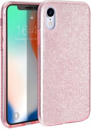 Nexeri Etui Samsung Galaxy A71 Brokat Glitter Różowe