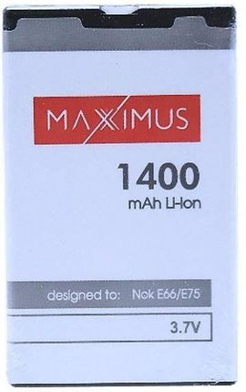 Maxximus Bat Nokia E66 1400Mah Li Ion Bl 4U