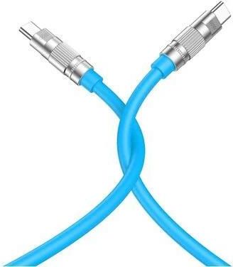 Kabel USB Typ-C - USB Typ-C XO NB-Q228B 1.2 m Niebieski