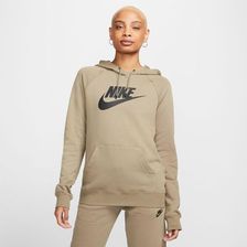 Nike Bluza dresowa z okrągłym dekoltem i blokami kolorów khaki