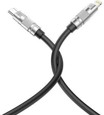 Kabel USB Typ-C - Lightning XO NB-Q228A 27W 1.2 m Czarny