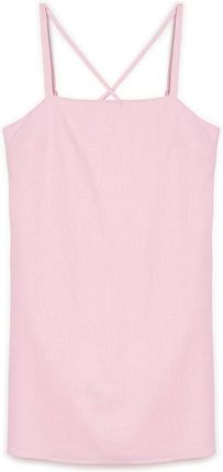Cropp - Różowa sukienka na ramiączkach - Różowy