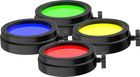 Ledlenser TFX Color Filter Set 37 mm, zestaw filtrów do latarki  Gacrux 2500
