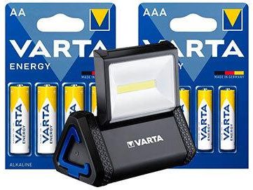 Varta Zestaw Energy 160Szt Lr6 / Aa 160Szt Lr03 / Aaa + Work Flex Area Light