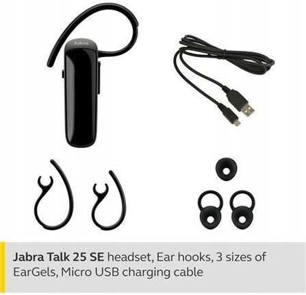 Jabra TALK 25 SE ワイヤレスイヤホン Zestaw słuchawkowy Jabra Talk 25 SE - Opinie i ceny na Ceneo.pl
