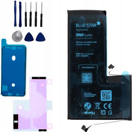 Blue Star Bateria Apple Iphone 11 Pro Max 3500Mah