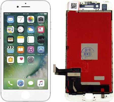 Wyświetlacz LCD Apple iPhone 7 biały z ramką