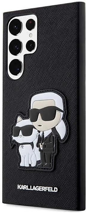 Karl Lagerfeld Handbag KLHCP12LOPHKCG 6,7 Grey/grey Hardcase Saffiano Ikonik Karlchoupette Head 350829