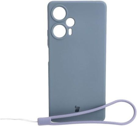 Bizon Etui Case Silicone Sq Do Xiaomi Poco F5 Szare