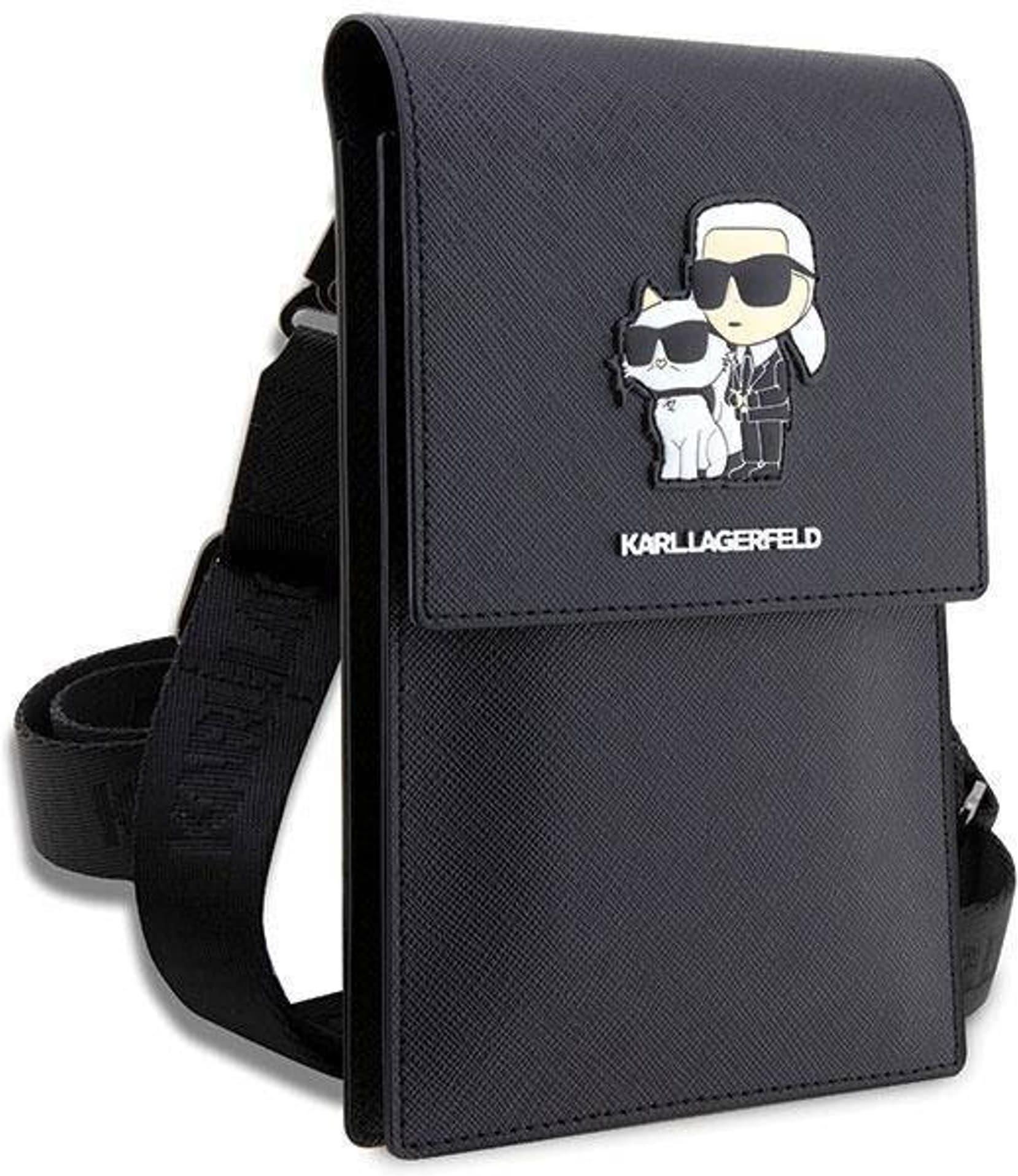 Karl Lagerfeld telefon táska KLHCP12LOPHKCG 6,7 szürke keménytok