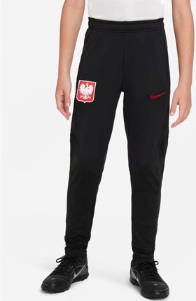 Spodnie Nike Polska Strike Jr DM9600 010 : Rozmiar - L (147-158cm)