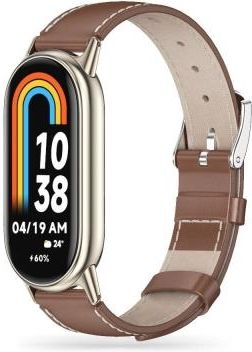 Tech-Protect Leatherfit Xiaomi Smart Band 8 / 8 Nfc Brown (9,49071393535423E+20)