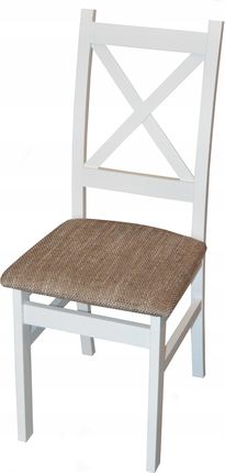Umeblujdom Białe Krzesło Profilowane Wybór Tkanin Margo 2