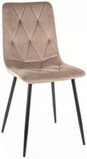 Zdjęcie Signal Krzesło Tapicerowane Do Jadalni Tom Velvet C. Beż - Mińsk Mazowiecki