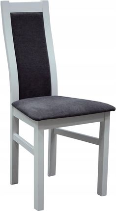 Umeblujdom Białe Krzesło Drewniane Tapicerowane Margo 36