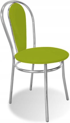 Nowy Styl Krzesło Do Salonu Tulipan Plus Zielone Ekoskóra Ns