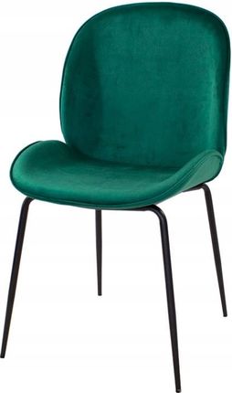 Escal Krzesło Zielone Do Salonu Czarne Nogi 020V Gr A1