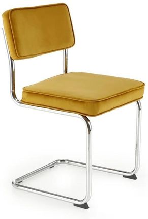 Halmar Krzesło Tapicerowane K510 Velvet Musztardowe