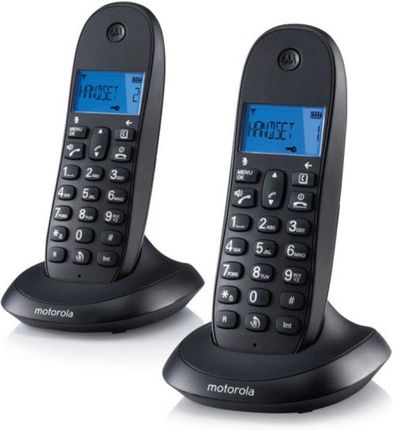 Motorola Emaga Telefon C1002 Szary/Granat