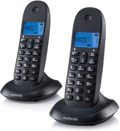 Motorola Telefon C1002 Szary/Granat