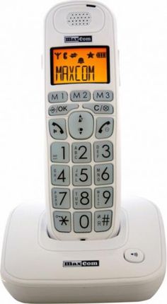 Maxcom Telefon Bezprzewodowy Mc 6800 Biały